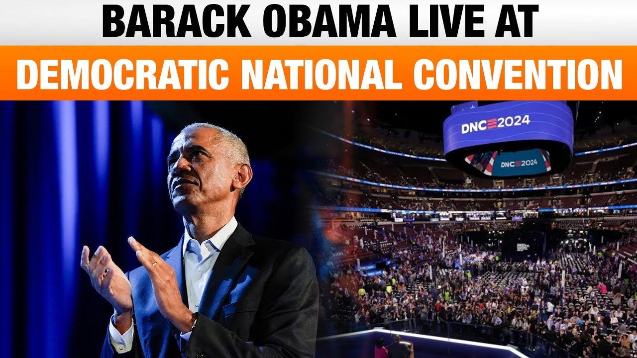 LIVE Barack Obama Addresses Democratic National Convention 2024 DNC