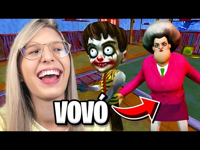 VERSÃO NOVA VS VERSÃO ANTIGA DE HALLOWEEN DO JOGO DA PROFESSORA MALVADA! (Scary  Teacher 3D) 