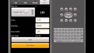 MetalShop 1.0 Demonstration - On Nexus One Android Phone screenshot 5