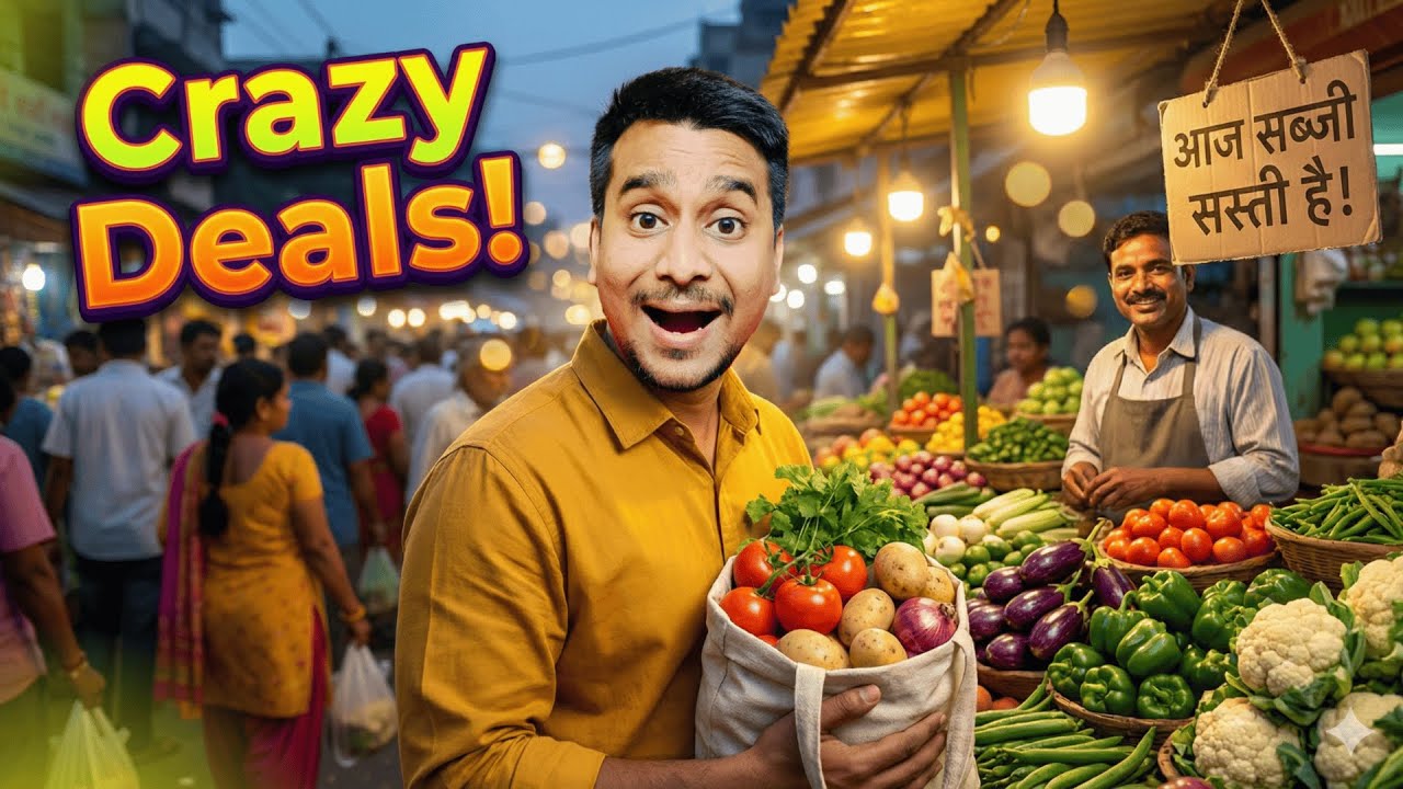 Aaj Sabzi Market Gaya 😋 | Chai ☕ Bhooja & Maggi Khaaya 🍜