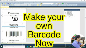 How to make your own barcode design with  Billing software Raintech POS 2021