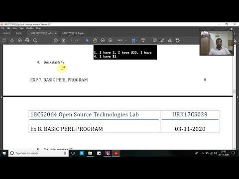 BASIC PERL PROGRAM