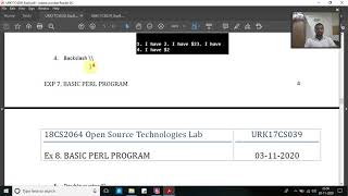 BASIC PERL PROGRAM
