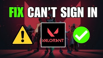 Fix Valorant Cant Sign In 