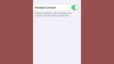 Increase Contrast - iOS Accessibility Tutorial