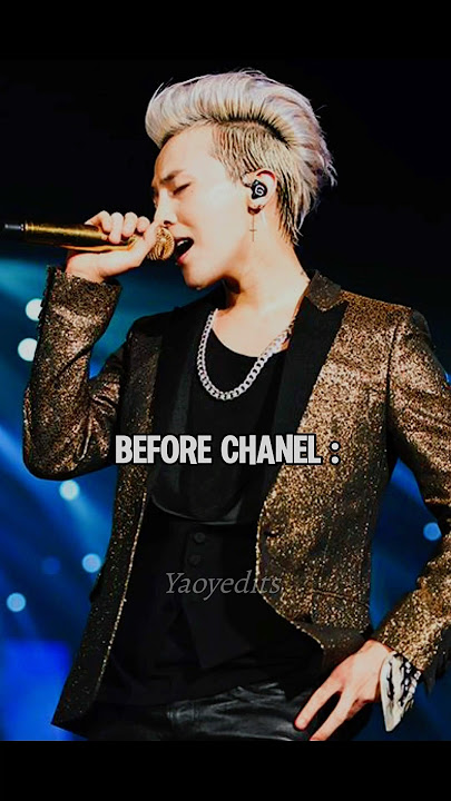 Gdragon before vs after CHANEL #gd #chanel #shorts