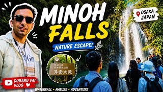 My Amazing Trip to Minoh Falls Japan | Kyoto to Osaka Vlog😊😍
