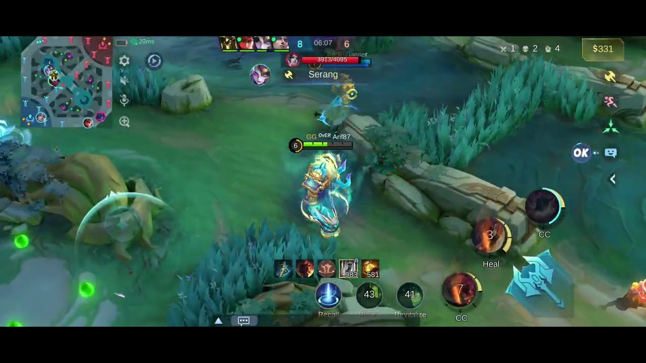 Push rank mino global