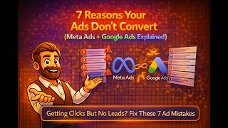 Celebrity 7 Reasons Your Ads Don’t Convert (Meta Ads + Google Ads Explained) Profile