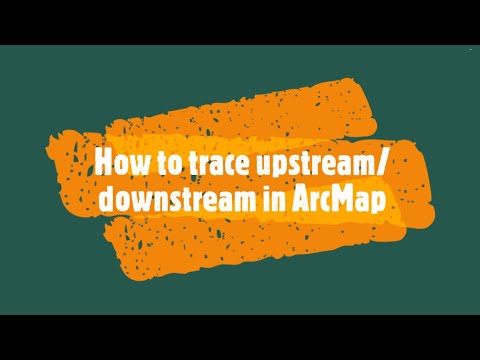How to trace upstream and downstream in ArcMap