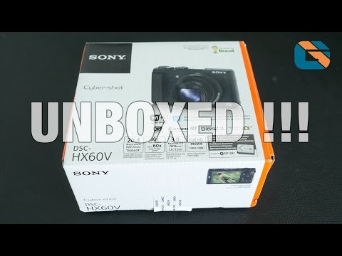 Sony Cyber-shot DSC-HX60V Unboxing & First Look #Sony