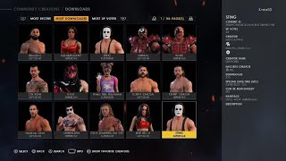 WWE 2K22 Lets take a look at Your community creations Part 2