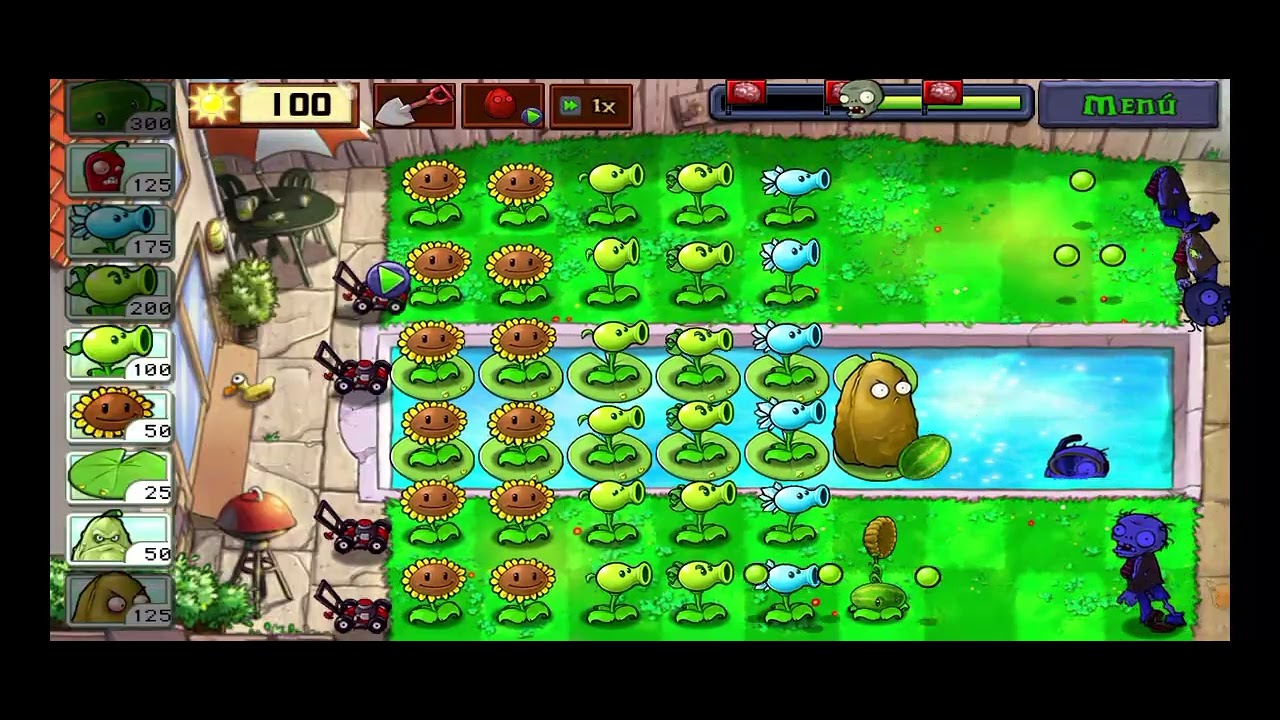 Pvz nivel 3 piscina aventura 2