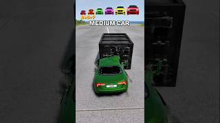 Big & Small Car Vs Giant Container! 🚗🆚📦 Extreme Crushing Test! #shorts