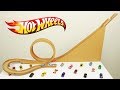 How to make Gravity Powered Hot wheels tracks from Cardboard