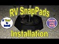 RV SnapPads Installation on Motorhome