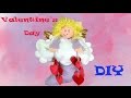 Valentine&#39;s Day DIY &quot;Felt Angel&quot; - Ангел с Сердечками на День Св. Валентина