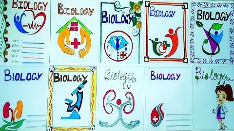 Biology Portfolio Designs |Biology Border Designs For Project |Biology Assignment Front Page Designs