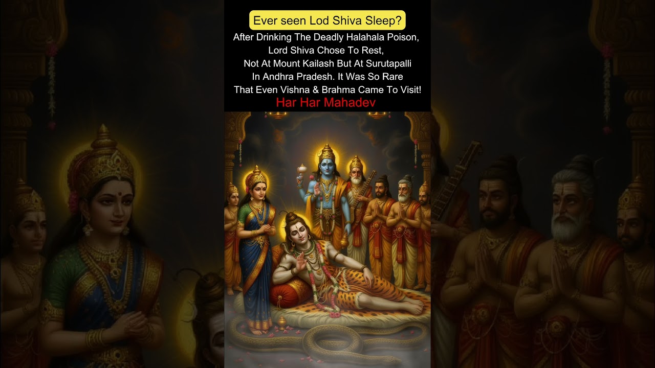 Shiva after drinking halalal 🔶 