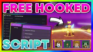 Hooked Script GUI *NO KEY* - AUTOFARM, INFINITE COINS, KILL AURA + More!