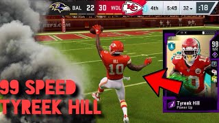 99 SPEED TYREEK HILL IS TOO FAST - MADDEN 20 ULTIMATE TEAM