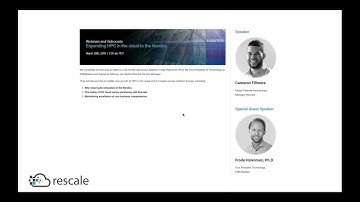 Expanding HPC in the cloud to the Nordics | EDRMedeso chats with Rescale