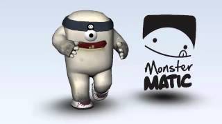 Monstermatic running man