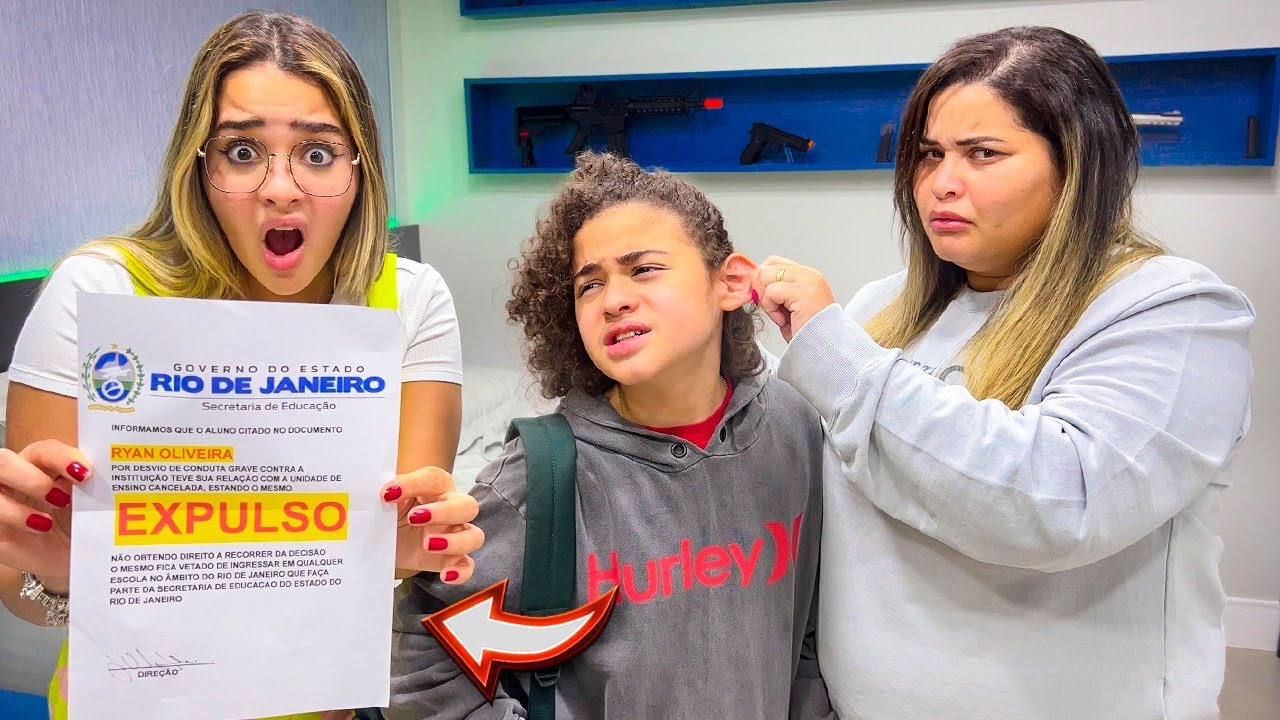 O RYAN VAI SER EXPULSO DA ESCOLA ...