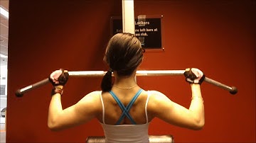 Lat pulldown - optimal technique for posture improvement & middle back recruitment