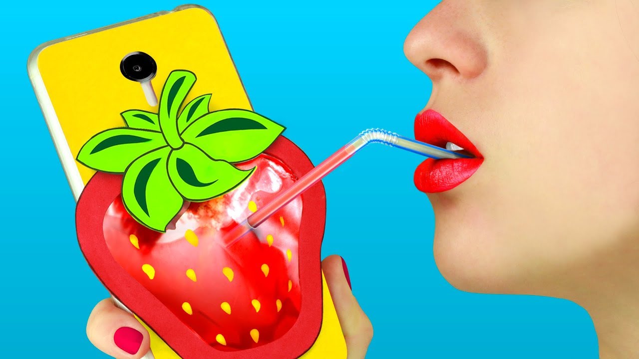 8 DIY FUNDAS COMESTIBLES PARA CELULAR / BROMAS COMESTIBLES niños con hambre