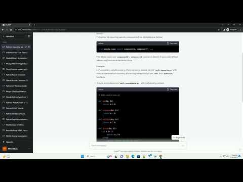 Python How to import part of a namespace
