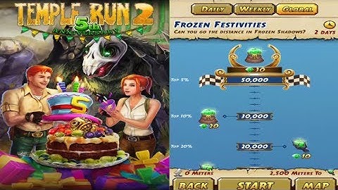 Temple Run 2 Frozen Festivities New Global Challenge Sir Montague Android Gameplay