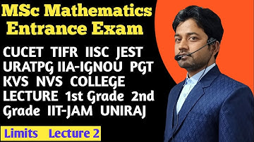 Msc Mathematics Entrance Exam Prepration | CUCET | JNU | DUET | BHU | URATPG | TIFR | IISC | JEST |