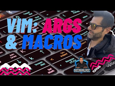Vim shorts: args, argdo and macros