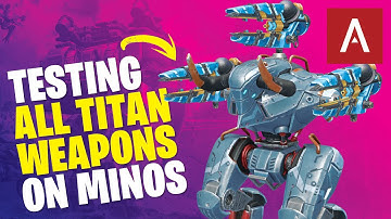 War Robots - Testing Minos Setups Which Weapons Work Best? WR Test Server Gameplay