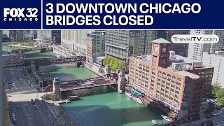 Chicago commuters face ‘headache’ as 3 downtown bridges close