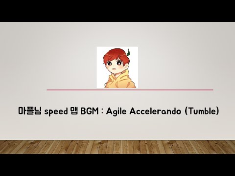 마플님 speed 맵 BGM : Agile Accelerando (Tumble)