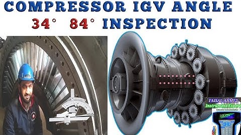 GT COMPRESSOR IGV CALIBRATION METHOD I BLADES ANGLE INSPECTION