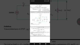 Voltage Gain of JFET Amplifier -Solved Problems.