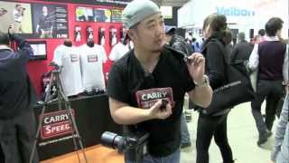 CP+2013【ハクバ】無敵の速写ストラップ「CARRYSPEED」が日本初上陸