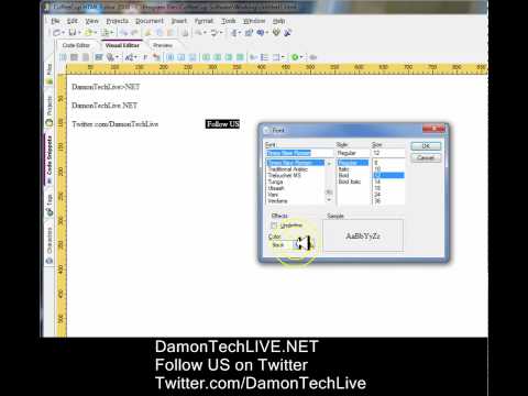 CoffeeCup HTML Editor