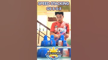 Fast Speed Stacking: G5 3-3-3 in 1.760 Seconds! #cupstacking #fast #shorts