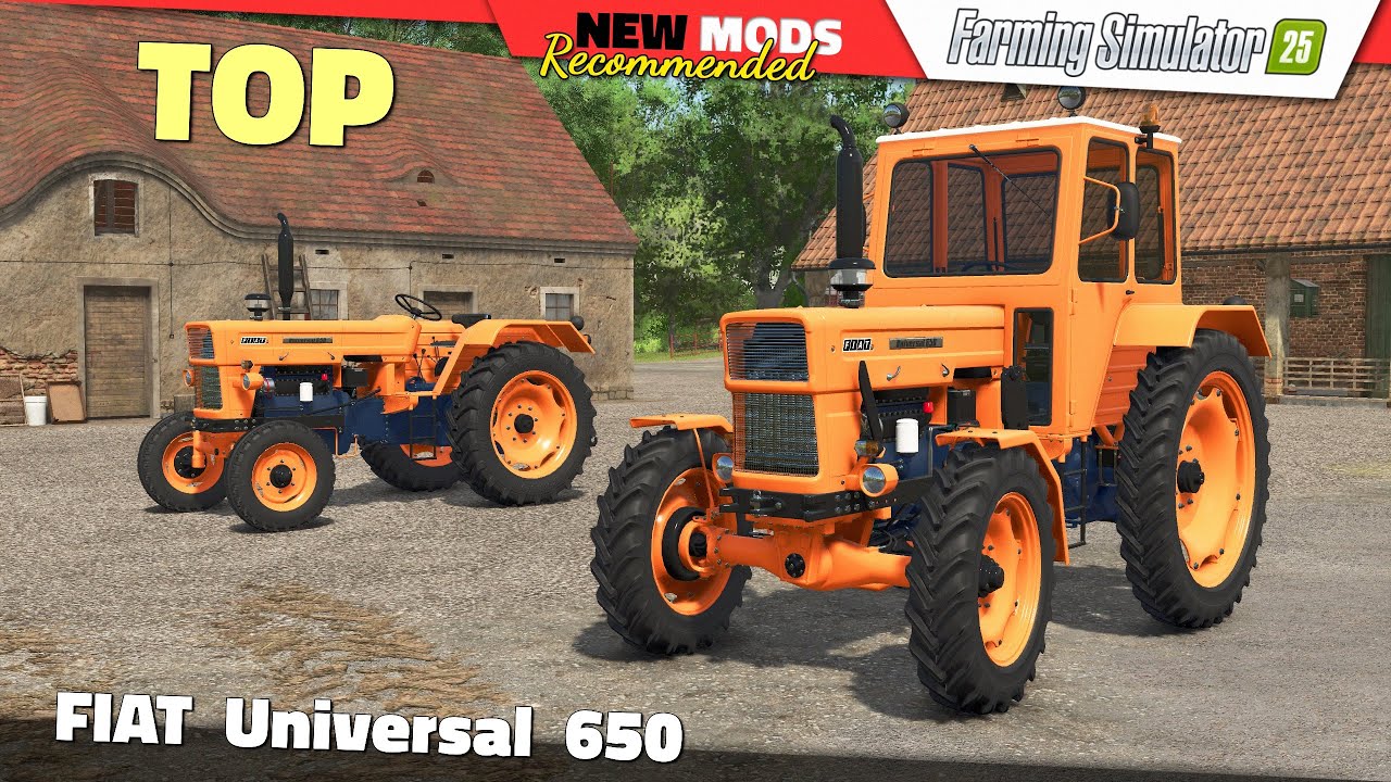 FS25 | FIAT Universal 650 2WD/4WD - Farming Simulator 25 Mods Review QHD