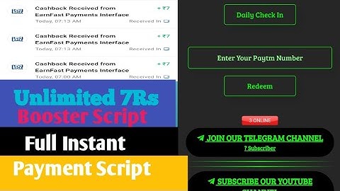 New Booster Script | Instant Payment Booster Script | today new script | today new refer script