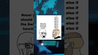 🔥 Switch Function Noob vs IF-ELSE Chad 😎💻 #coding #programming #shorts