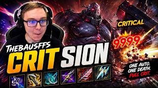 YOU HAVE TO WATCH THIS THEBAUSFFS FULL SION CRIT BUILD😰😧☠️