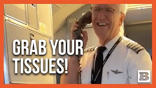 Emotional Retirement Flight American Airlines Pilots Touching Farewell Speech