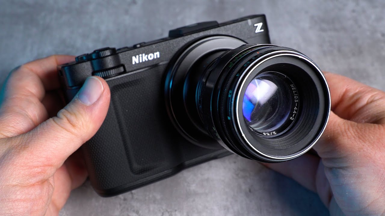 Adapting a Helios 44-2 Lens to the Nikon ZR - YouTube