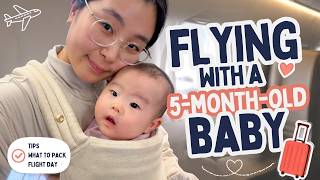 Flying With a 5-Month-Old for the FIRST Time ✈️ | Baby Packing Essentials