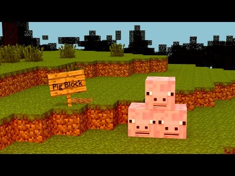 Pig Block Bot How to craft pig blocks (MINECRAFT ANIMATION) - YouTube